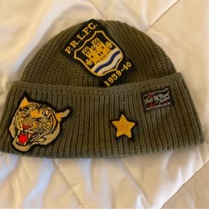 Polo Ralph Lauren embellished patch beanie